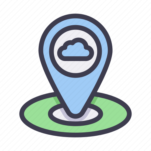 Weather, forecast, climate, location, pin, map icon - Download on Iconfinder