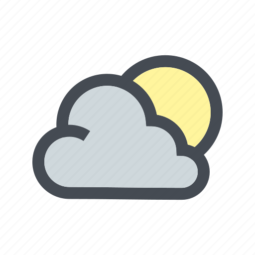 Cloud, sun, weather icon - Download on Iconfinder