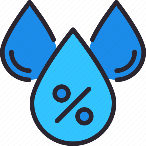 Percentage, drop, huminidity, water, rain icon - Download on Iconfinder