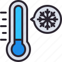 temperature, thermometer, forecast, winter, snow 