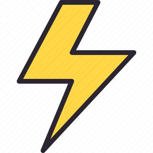 Flash, thunder, bolt, storm, electricity icon - Download on Iconfinder