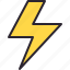 flash, thunder, bolt, storm, electricity 