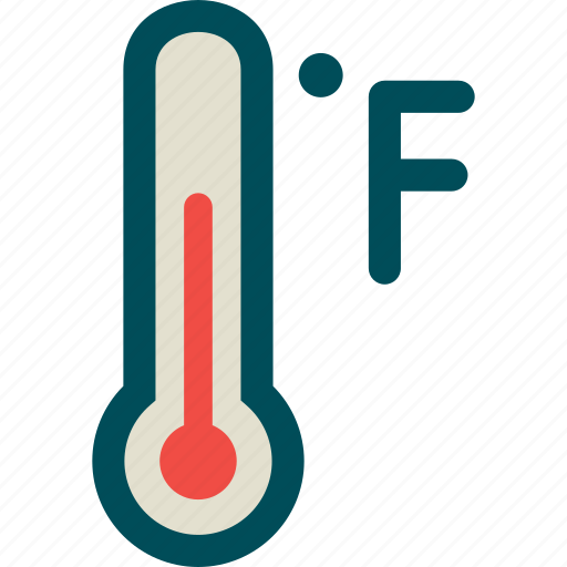 Fahrenheit, measure, scale, temperature, thermometer icon - Download on Iconfinder