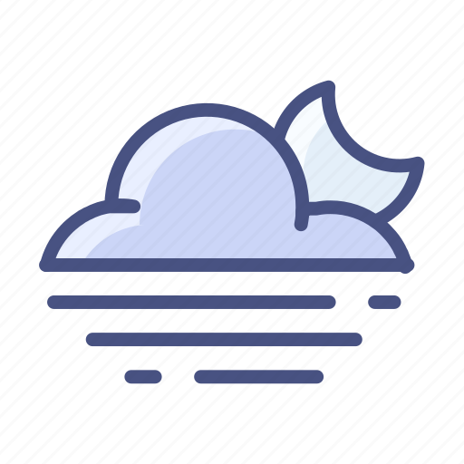 Cloud, fog, sun, night, moon, weather icon - Download on Iconfinder