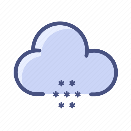 Cloud, heavy, snow, weather, forecast icon - Download on Iconfinder