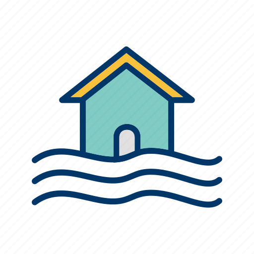 Flood, disaster, flood symbol icon - Download on Iconfinder