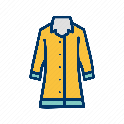 Jacket, long coat, rain coat icon - Download on Iconfinder