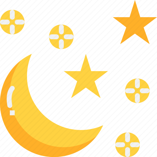 Climate, crescent, forecast, moon, night, star, weather icon - Download on Iconfinder