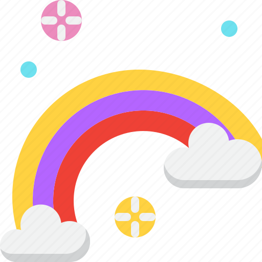 Climate, clouds, forecast, rainbow, season, sky, weather icon - Download on Iconfinder