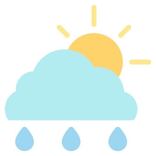 Climate, cloud, element, forecast, rain, sunny, weather icon - Free download