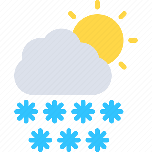 Snowflake, cloud, sun, winter, snow icon - Download on Iconfinder