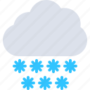 snowflake, weather, cloud, winter, snow
