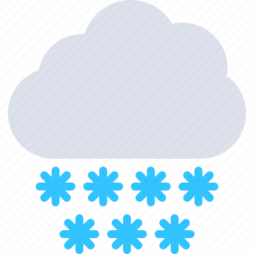 Snowflake, weather, cloud, winter, snow icon - Download on Iconfinder
