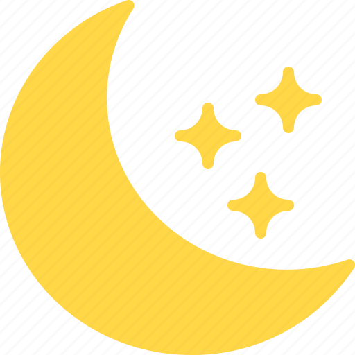 Moon, crescent, cloud, forecast, weather icon - Download on Iconfinder