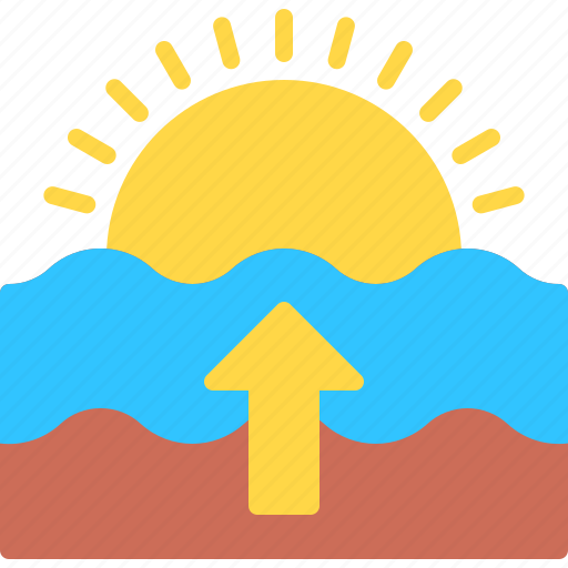 Rise, weather, sea, sun, sunrise icon - Download on Iconfinder