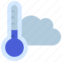 cloud, temperature, climate, forecast, thermometer