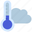 cloud, temperature, climate, forecast, thermometer 