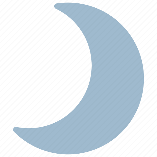Crescent, moon, climate, forecast, night, sky icon - Download on Iconfinder
