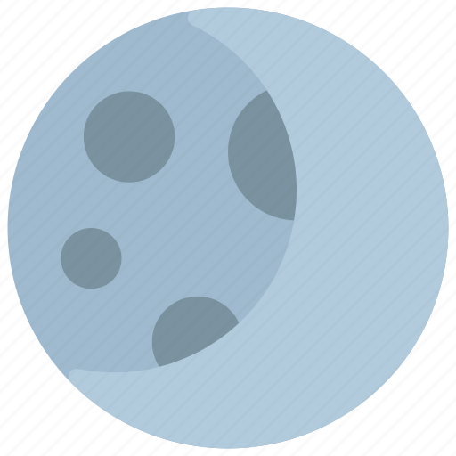 Full, and, crescent, moon, climate, forecast, sky icon - Download on Iconfinder