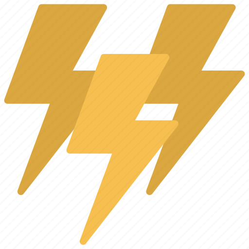 Lightening, climate, forecast, thunder, storm icon - Download on Iconfinder