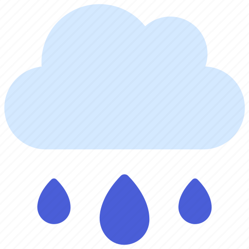 Raining, cloud, climate, forecast, rain, meteorology icon - Download on Iconfinder