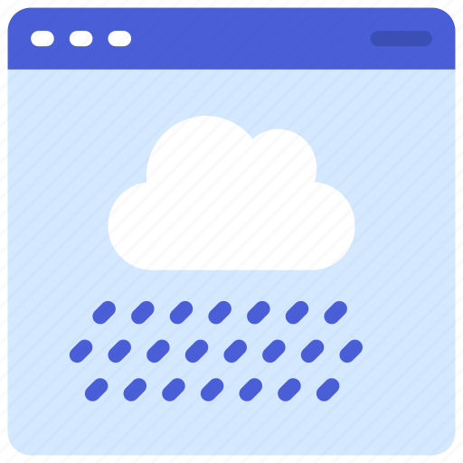 Website, climate, forecast, web, page, rain icon - Download on Iconfinder