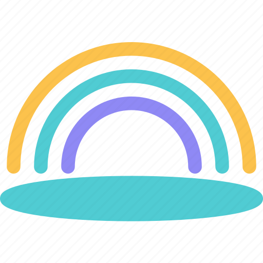 Colors, rain, rainbow, rise, sun icon - Download on Iconfinder