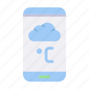 weather, forecast, climate, smartphone, phone