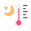 weather, forecast, climate, daytemperature, thermometer, night 