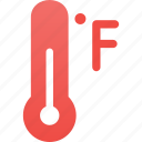 fahrenheit, measure, scale, temperature, thermometer