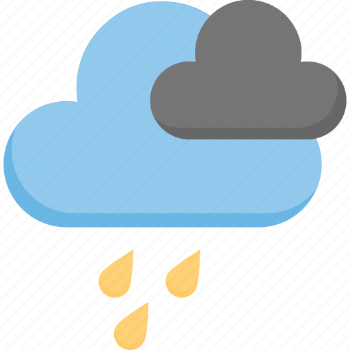 Forecast, heavy, rain, season, weather icon - Download on Iconfinder