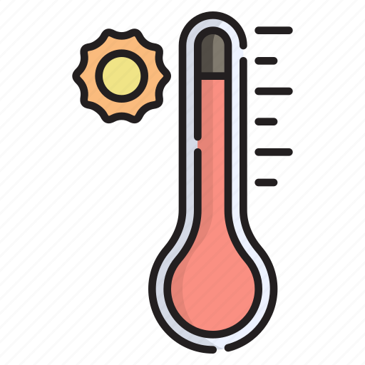 Weather, hot, summer, heat, sun, temperature, sunny icon - Download on Iconfinder