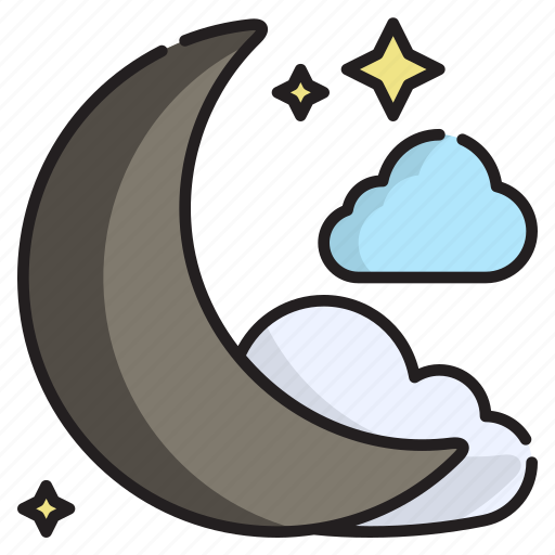 Weather, night, blue, sky, dark, space, astronomy icon - Download on Iconfinder