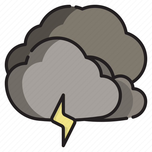 Weather, strom, sky, cloud, nature, cloudy, thunder icon - Download on Iconfinder