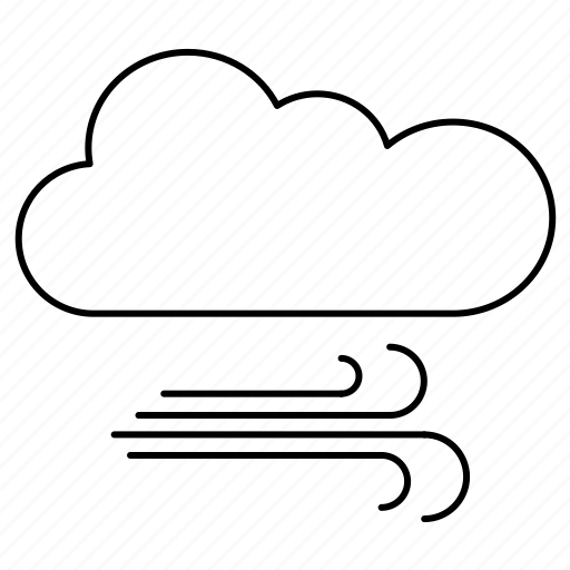 Cloud, cloudy, weather, wind icon - Download on Iconfinder