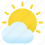 big, sunset, cloudy, weather, climate, clouds, forecast 
