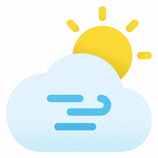 Wind, sun, cloud, weather, data, file, document icon - Download on Iconfinder