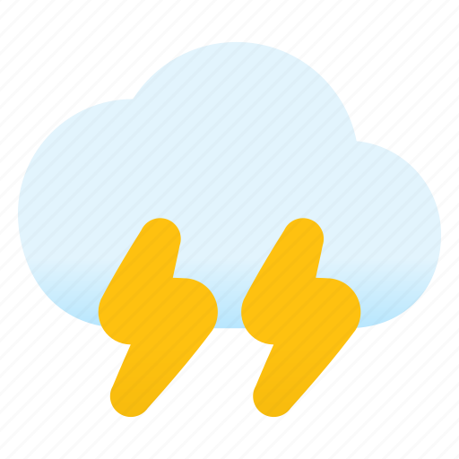 Storm, weather, cloud, sun, rain, forecast, thunder icon - Download on Iconfinder
