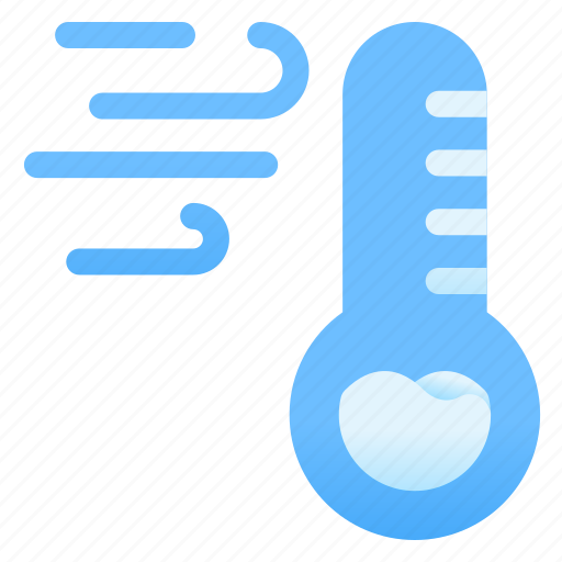Temperature, wind, thermometer, windy, weather, sun, cloud icon - Download on Iconfinder