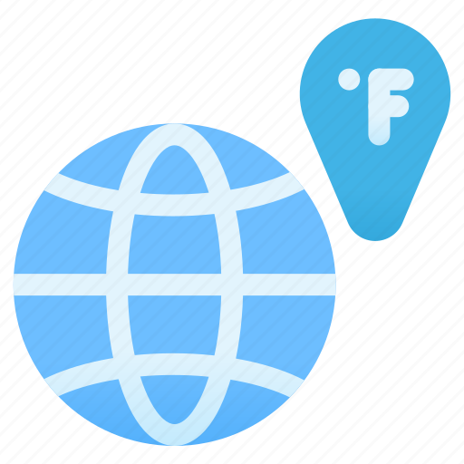 World, fahrenheit, globe, earth, weather, temperature, sun icon - Download on Iconfinder