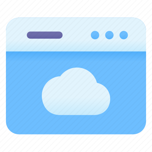 Webpage, weather, cloud, forecast, cloudy, storage, moon icon - Download on Iconfinder