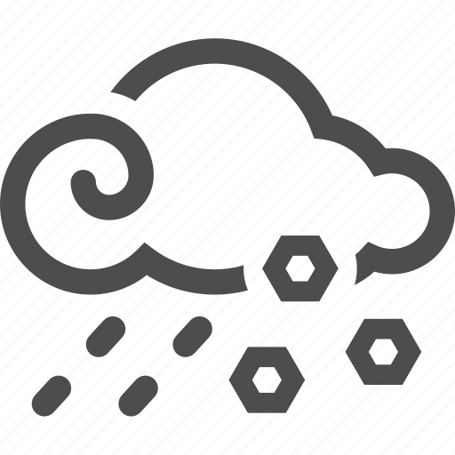 Cloud, forecast, rain, raining, snow, weather icon - Download on Iconfinder