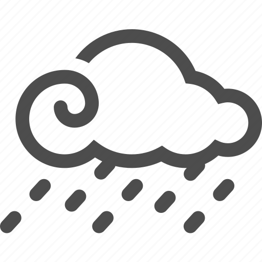 Cloud, forecast, heavy, rain, raining, weather icon - Download on Iconfinder