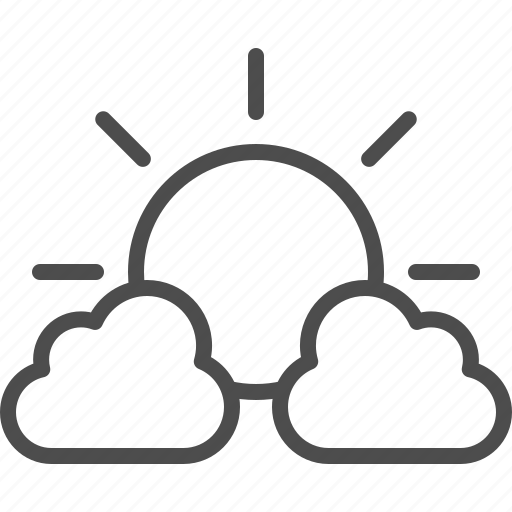 Weather, cloud, cloudy, sun, sunny, forecast, weather forecast icon - Download on Iconfinder