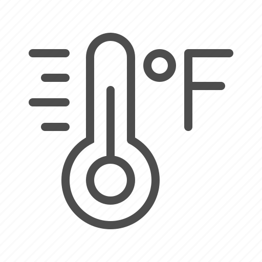 Thermometer, temperature, fahrenheit, degrees fahrenheit icon - Download on Iconfinder