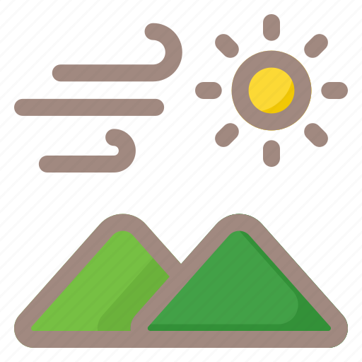 Mountain, weather, forecast, climate, landscape, nature, forest icon - Download on Iconfinder