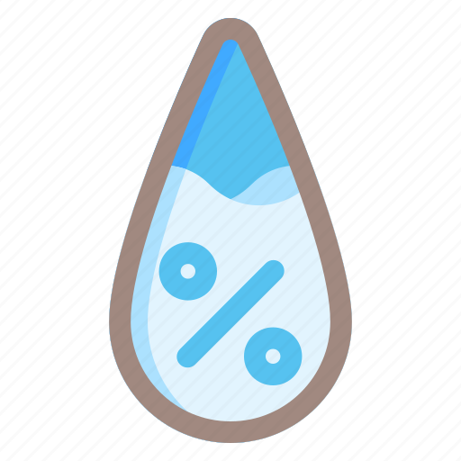 Percent, of, water, drop, pipe, rain, ocean icon - Download on Iconfinder