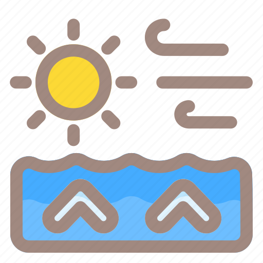 Wind, up, water, arrow, direction, navigation, location icon - Download on Iconfinder