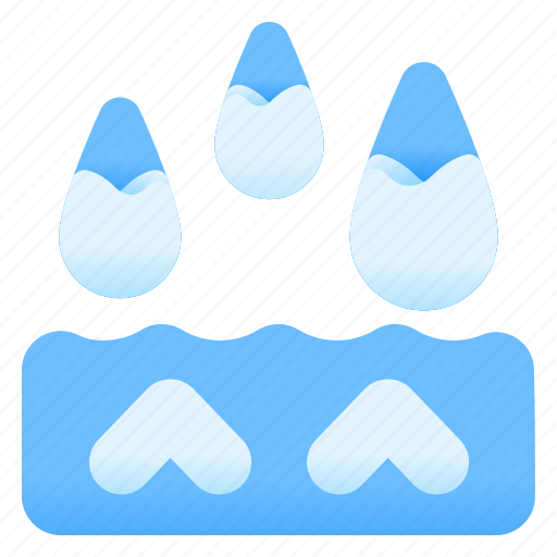 Drop, water, up, arrow, direction, down, navigation icon - Download on Iconfinder