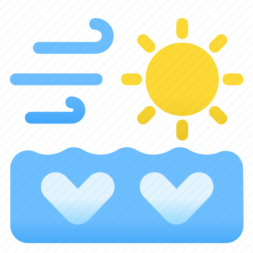 Wind, down, water, arrow, direction, navigation, location icon - Download on Iconfinder